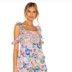 NWT All Things Mochi Ilima Dress in multi floral XS